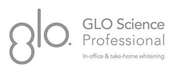 The image displays a logo with the text  GLO SCIENCE PROFESSIONAL  in uppercase letters, accompanied by a graphic element resembling a stylized letter  G  with a curved line and a dot. The background is neutral, suggesting a professional or corporate context.