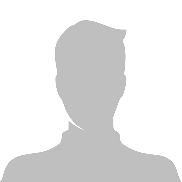 The image displays a stylized, simplified silhouette of a person s head and shoulders against a white background.
